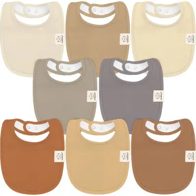 Keababies Kids'  8-pack Baby Drool Bibs In Multi