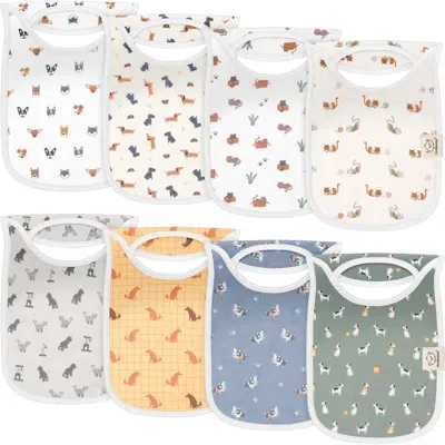 Keababies Kids'  8-pack Hallo Drool Bibs In Multi