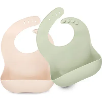 Keababies Kids'  Prep Silicone Bibs In Multi