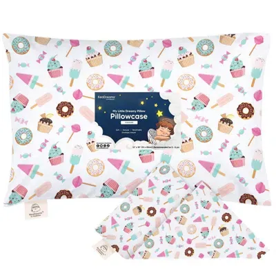 Keababies Kids'  Printed Toddler Pillowcase 13x18" In Sweet Tooth