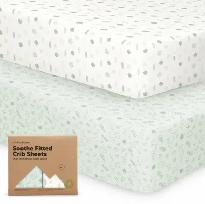 Keababies Kids' Soothe Fitted Crib Sheet In Tropic Oasis