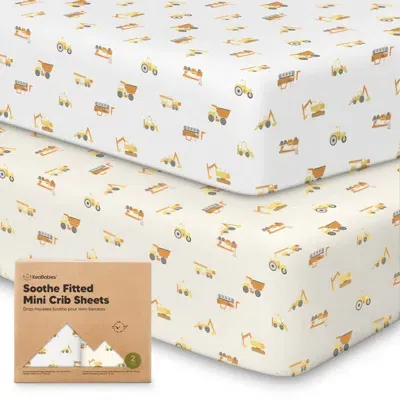 Keababies Kids'  Soothe Fitted Mini Crib Sheet In Multi