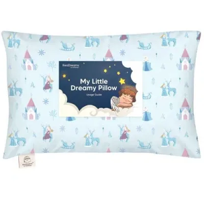 Keababies Toddler Pillow With Pillowcase In Enchanted Frost