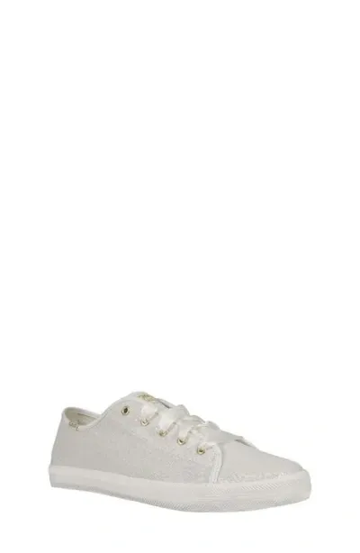 Keds ® Kids' Kickstart Celebrations Sneaker In Ivory Sparkle