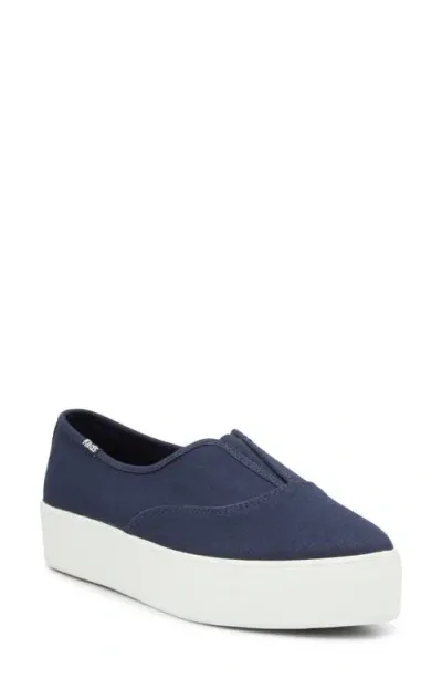 Keds Women's Point Slip Canvas Canvas Sneakers In Navy