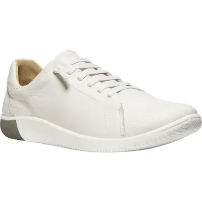 Keen Knx Leather Sneaker In Star White/star White