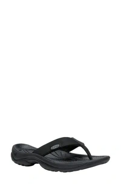 Keen Kona Flip Flop In Black/vapor