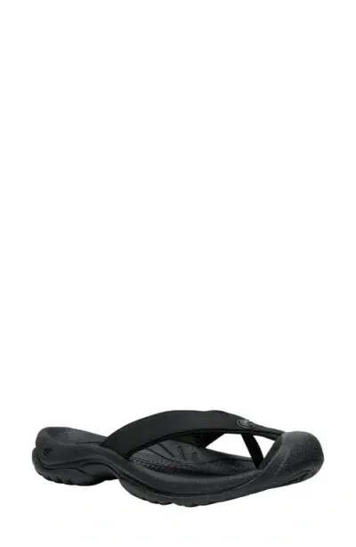 Keen Waimea Flip Flop In Black/black