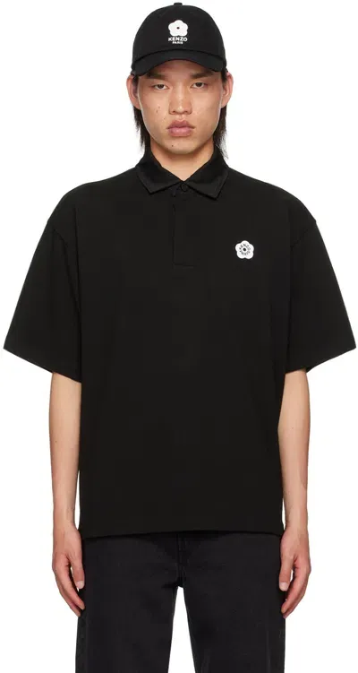 Kenzo Boke Flower 2.0 Polo Shirt In Black