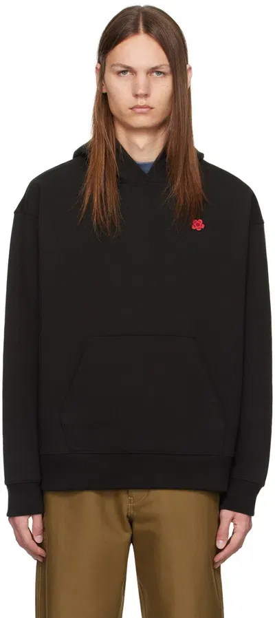 Kenzo Black  Paris Boke Flower Hoodie