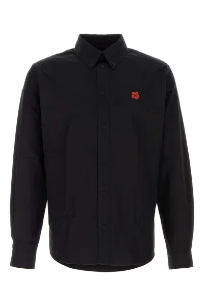 Kenzo Boke Flower Crest Shirt-41 Nd  Male In Black