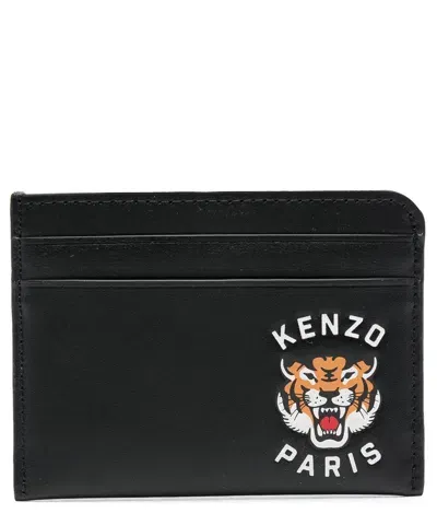 Kenzo Credit Card Holder In Black