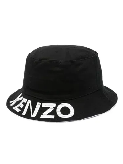 Kenzo Hats In Black