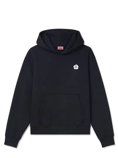 Kenzo Logo Hoodie In Black