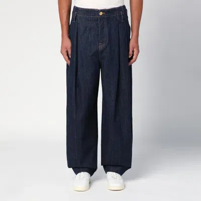 Kenzo Loose Blue Jeans In Japanese Denim