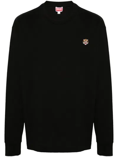 Kenzo Man Sweater Black Size Xl Wool