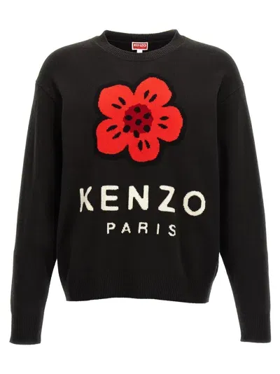 Kenzo Rws Boke Flower Sweater In Black