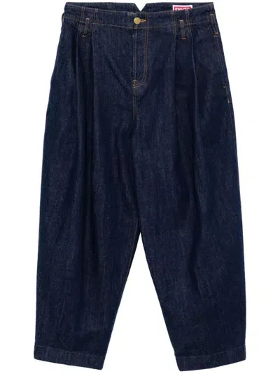 Kenzo Loose Jeans In In Blue