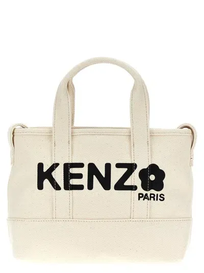 Kenzo Small Utility Shopping Bag In Beige