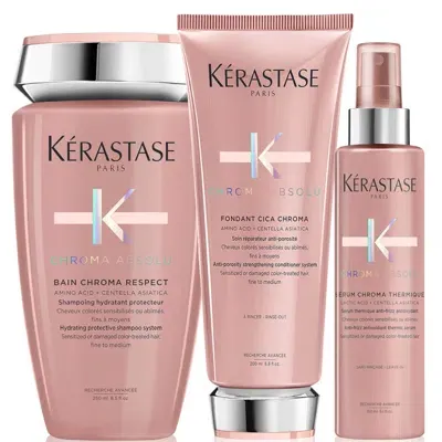 Kerastase Kérastase Chroma Absolu Trio - Fine To Medium Hair In White