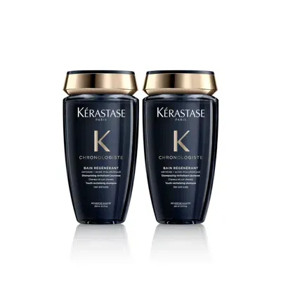 Kerastase Kérastase Chronologiste Youth Revitalising Bain Regenerant Shampoo 250ml Duo In White