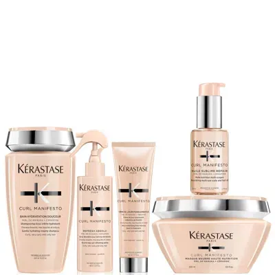 Kerastase Kérastase Coily Hair Heroes Bundle In White