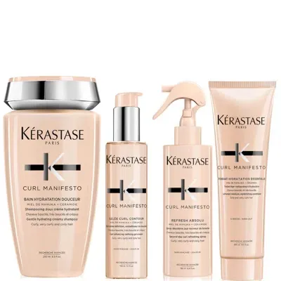 Kerastase Kérastase Complete Care For Wavy To Curly Hair Bundle In White