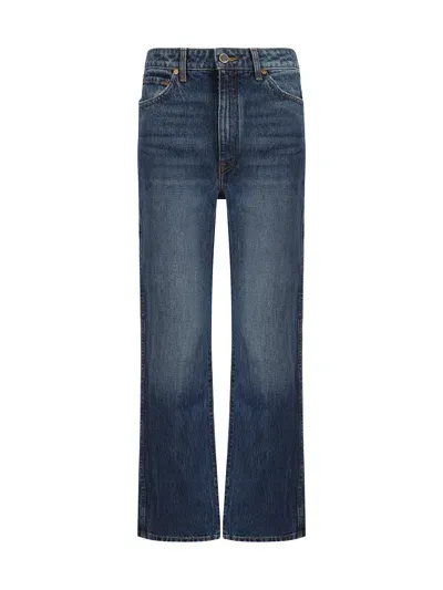 Khaite Abigail Jeans In Blue