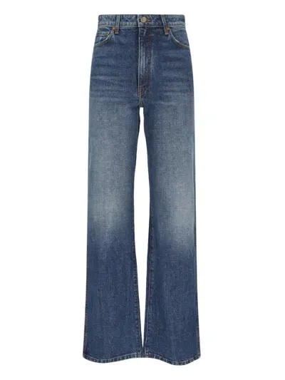 Khaite Danielle Jeans In Blue