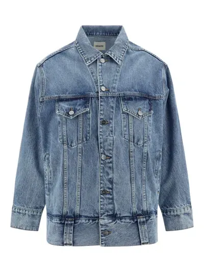 Khaite Grizzo Denim Jacket In Blue