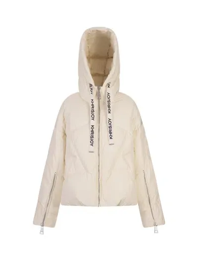 Khrisjoy Butter Khris Iconic Puffer Jacket In White