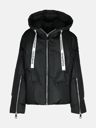 Khrisjoy 'iconic' Black Polyester Blend Down Jacket