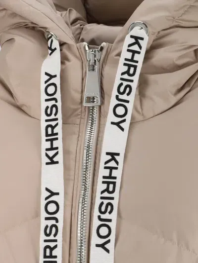 Khrisjoy Khris Iconic Down Jacket In Neutral