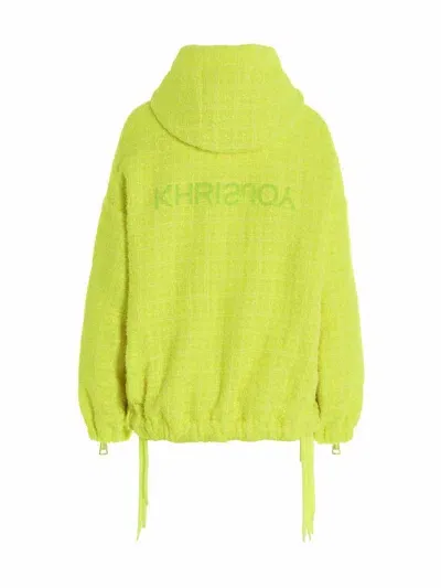 Khrisjoy 'chris Windbreaker Tweed' Jacket In Yellow