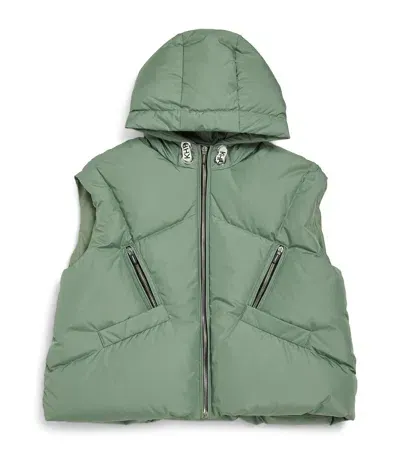 Khrisjoy Kids' Quilted Gilet In Green