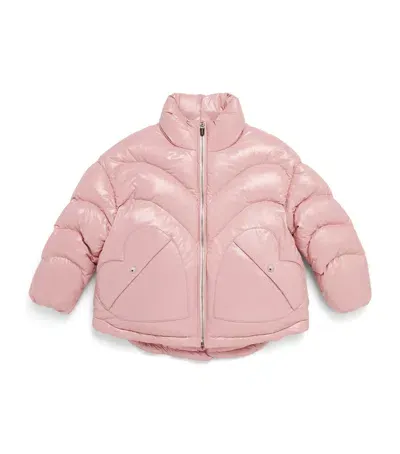 Khrisjoy Kids' Quilted Puffer Jacket In Pink