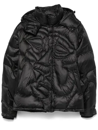 Kidsuper Kissing Puffer Jacket In Black