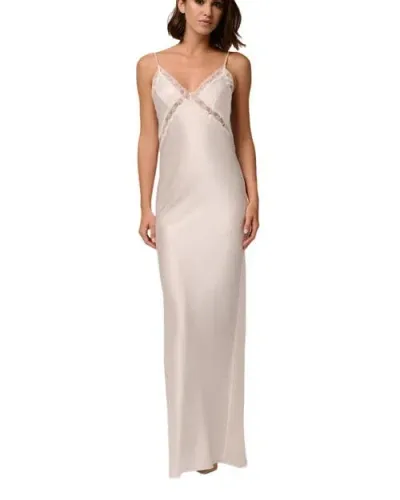 Kiki De Montparnasse Silk Maxi Dress In Ivory