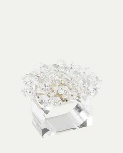 Kim Seybert Aster Napkin Ring In Crystal