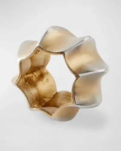 Kim Seybert Desert Napkin Ring In Gold/silver