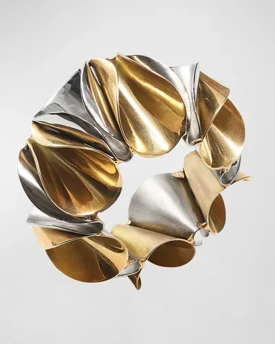 Kim Seybert Enigma Napkin Ring In Gold/silver