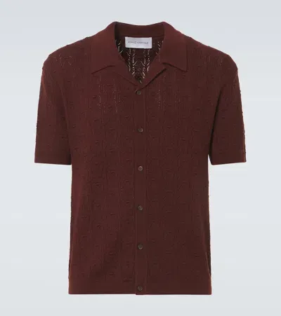 King & Tuckfield Wool Shirt In Red