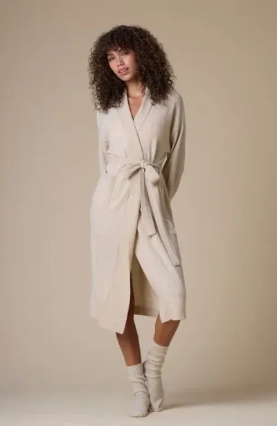 Kip. Kip Pure Cashmere Long Robe In Champagne