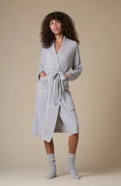 Kip. Kip Pure Cashmere Long Robe In Dove Grey