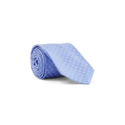 Kiton Blue Silk Tie