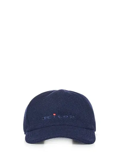 Kiton Hat In Blue