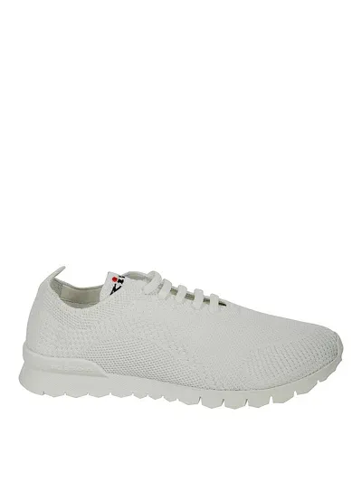 Kiton White Knitted Sneakers