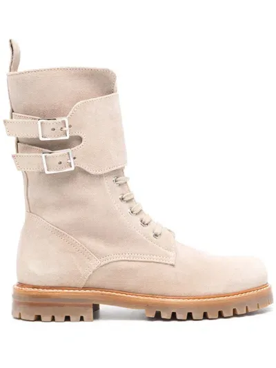 Kiton Mid-calf Boots In Neutrals