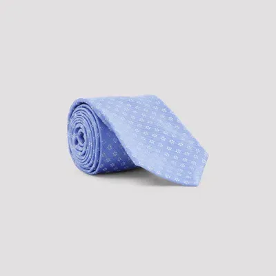 Kiton Tie In Blue