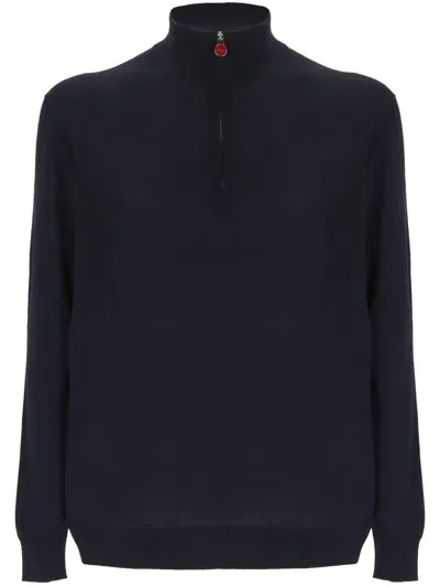 Kiton Sweaters In Blue